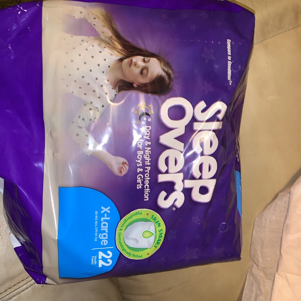 2 packs of pull-up style underwear for total of 44 pull-ups incontinent diapers